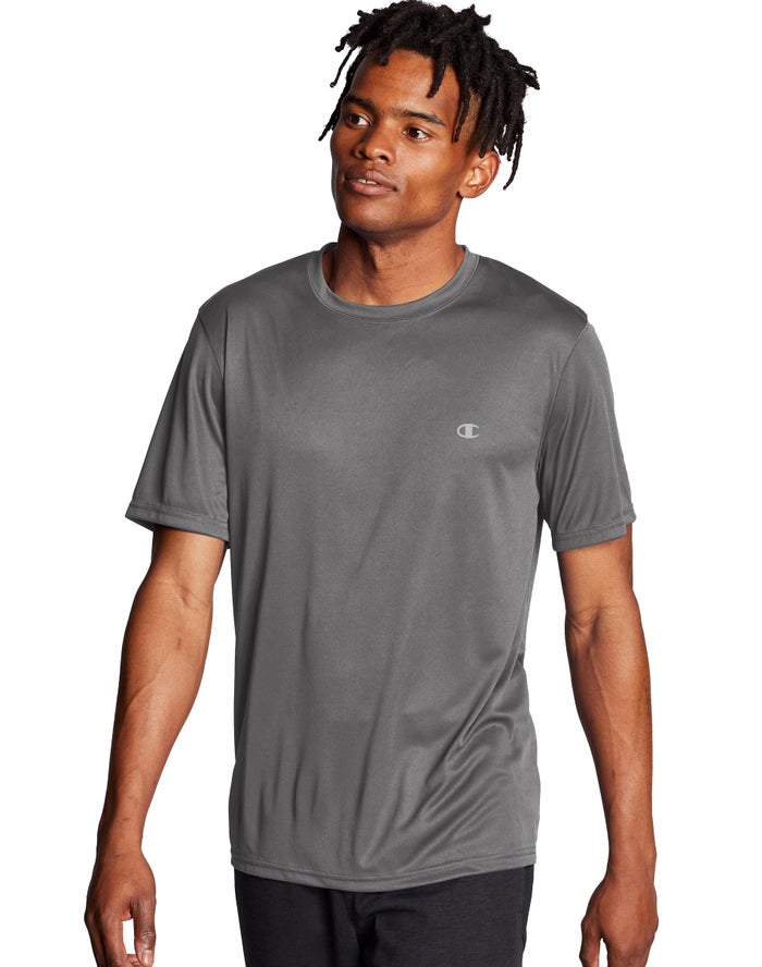 Champion T-Shirt Heren - Grijs - Double Dry® ( 216073-NVL )